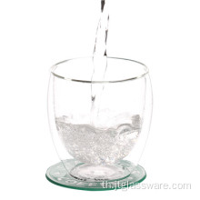 แก้วมัคแก้ว Borosilicate ผนังคู่สำหรับน้ำ